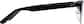 Side view of Browline Glasses 535421 in Black thumbnail