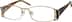 Rectangle Glasses 535614 in Gold