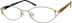 Titanium Oval Glasses 535926 in Blue