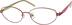Titanium Oval Glasses 536019 in Pink