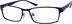 Rectangle Glasses 536116 in Blue