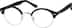 Kids’ Round Glasses 536621 in Black