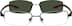 Stainless Steel Half-Rim Frame with Polarized Magnetic Snap-on Sunlens and Flexible Plastic Temples 540521 in Black