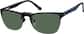 Angle view of Rectangle Polarized Magnetic Snap-on Set 541121 in Black thumbnail