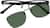 Front view of Rectangle Polarized Magnetic Snap-on Set 541121 in Black thumbnail