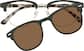 Front view of World View Glasses 542234 in Khaki thumbnail
