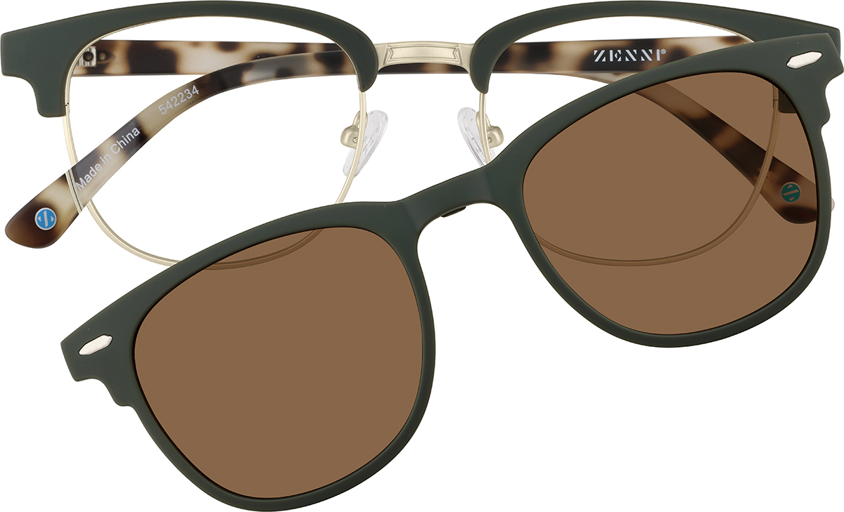 Khaki World View Glasses