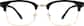 Front view without clip-on of World View Glasses 542321 in Black thumbnail