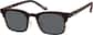 Angle view of World View Glasses 542325 in Tortoiseshell thumbnail