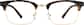 Front view without clip-on of World View Glasses 542325 in Tortoiseshell thumbnail