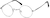 Angle view of Round Glasses 550011 in Silver thumbnail