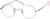 Angle view of Round Glasses 550019 in Pink thumbnail