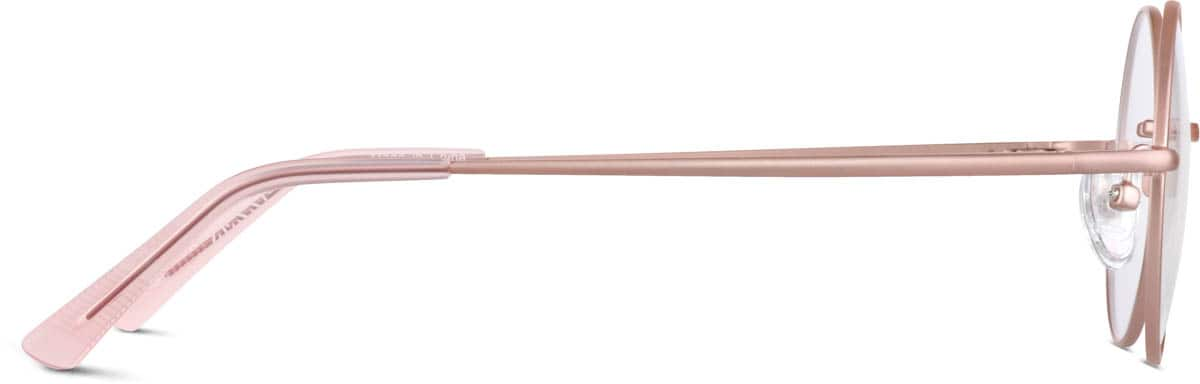 Side view of Round Glasses 550019 in Pink