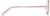 Side view of Round Glasses 550019 in Pink thumbnail