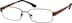 Rectangle Glasses 552415 in Brown