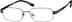 Rectangle Glasses 552421 in Black