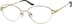 Oval Glasses 557614 in Gold