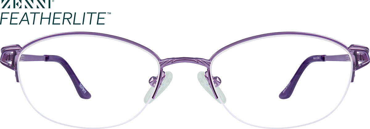 Purple Oval Glasses