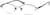 Angle view of Oval Glasses 557918 in Brown thumbnail