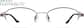 Front view of Oval Glasses 557918 in Brown thumbnail