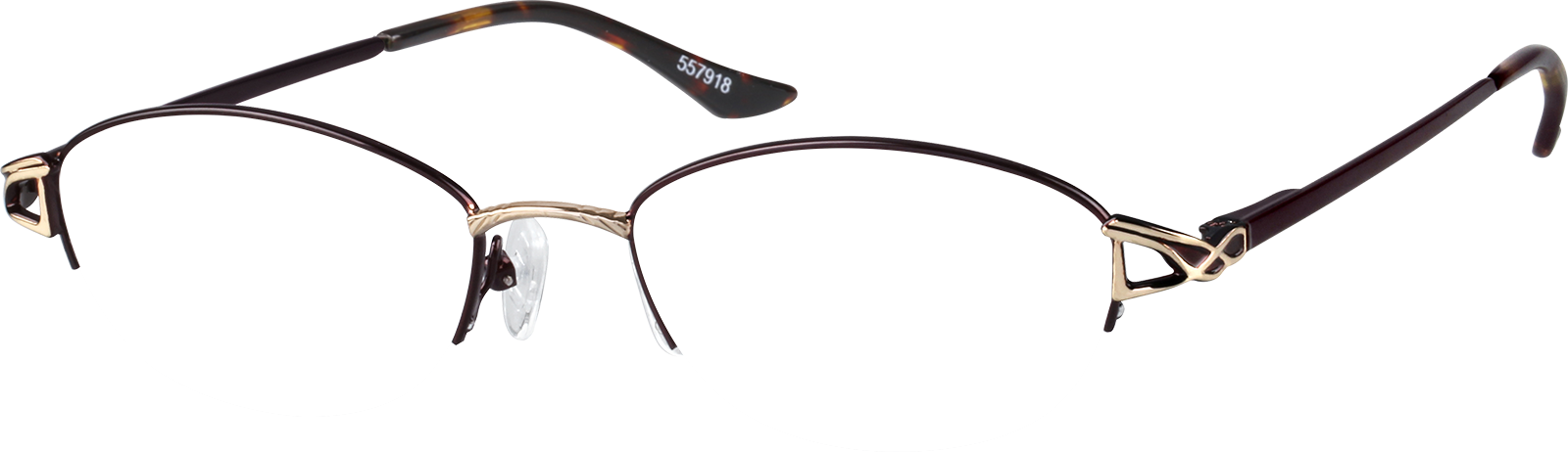 Brown Oval Glasses #557918 | Zenni Optical
