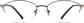 Front view of Oval Glasses 558018 in Burgundy thumbnail