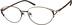 Oval Glasses 558118 in Red