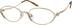 Oval Glasses 559514 in Gold