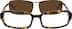 Acetate Full-Rim Frame with Polarized Magnetic Snap-on Sunlens and  Designer Stainless Steel Temples 560025 in Tortoiseshell