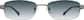 Image of Titanium Rectangle Glasses thumbnail