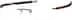 Titanium Rimless Glasses 573815 in Brown