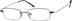 Titanium Rectangle Glasses 575012 in Gray