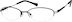 Titanium Oval Glasses 575121 in Black