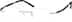 Titanium Rimless Glasses 576314 in Gold