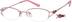 Titanium Oval Glasses 577719 in Pink