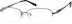 Titanium Rectangle Glasses 577912 in Gray