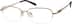 Titanium Rectangle Glasses 577914 in Gold