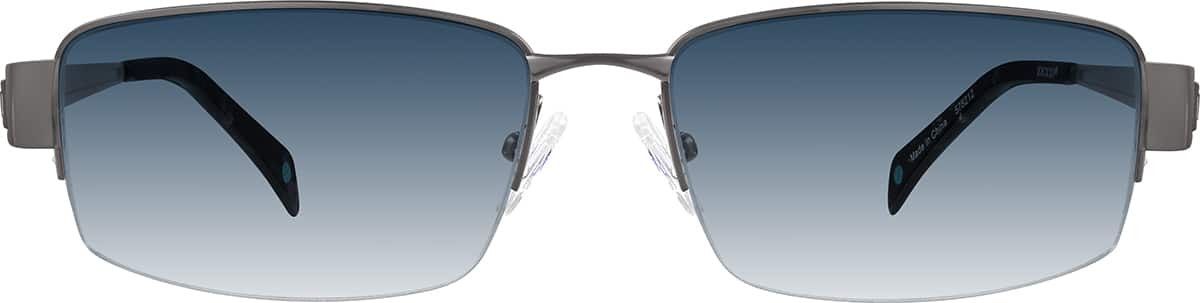 Image of Titanium Rectangle Glasses