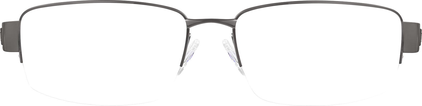 Gray Titanium Rectangle Glasses #578212 | Zenni Optical