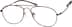 Titanium Aviator Glasses 578715 in Brown