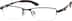 Titanium Rectangle Glasses 579415 in Brown
