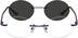 Stainless Steel Frame with Polarized Magnetic Snap-on Sunlens.  580017 in Purple