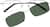 Front view of Polarized Magnetic Snap-on  581111 in Silver thumbnail