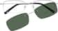 Front view of Polarized Magnetic Snap-on  581111 in Silver thumbnail