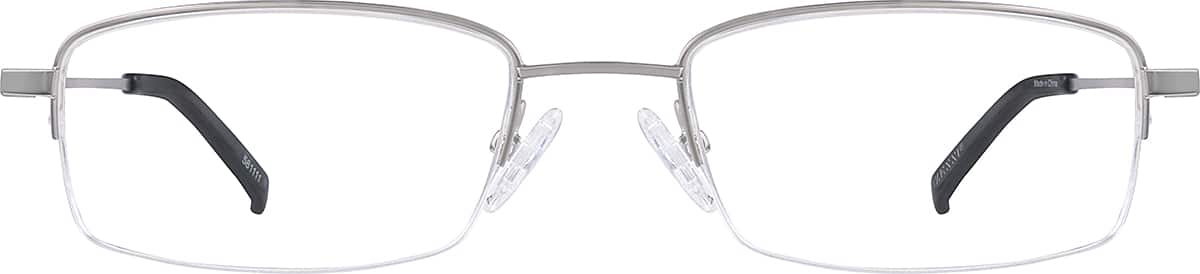 Front view without clip-on of Polarized Magnetic Snap-on  581111 in Silver