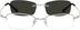 Half Rim Stainless Steel with Polarized Magnetic Snap-on Sunlens 582511 in Silver