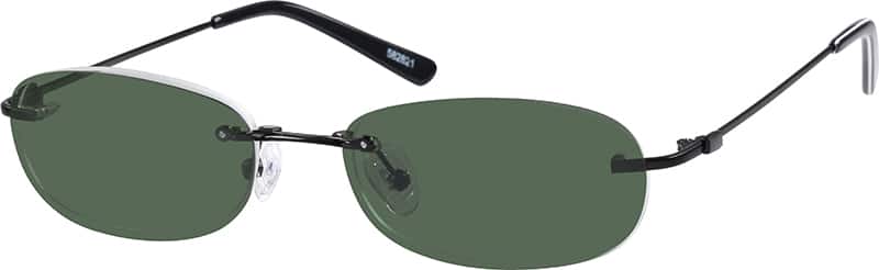 Angle view of Oval Polarized Magnetic Snap-on 582821 in Black