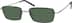 Stainless Steel Rimless Frame with Polarized Magnetic Snap-on Sunlens 583111 in Silver