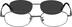 Metal Alloy Spring Hinge Frame with Polarized Magnetic Snap-on Sunlens 583312 in Gray