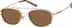 Bendable (Memory) Titanium Full-Rim Frame with Sunlens 583414 in Gold